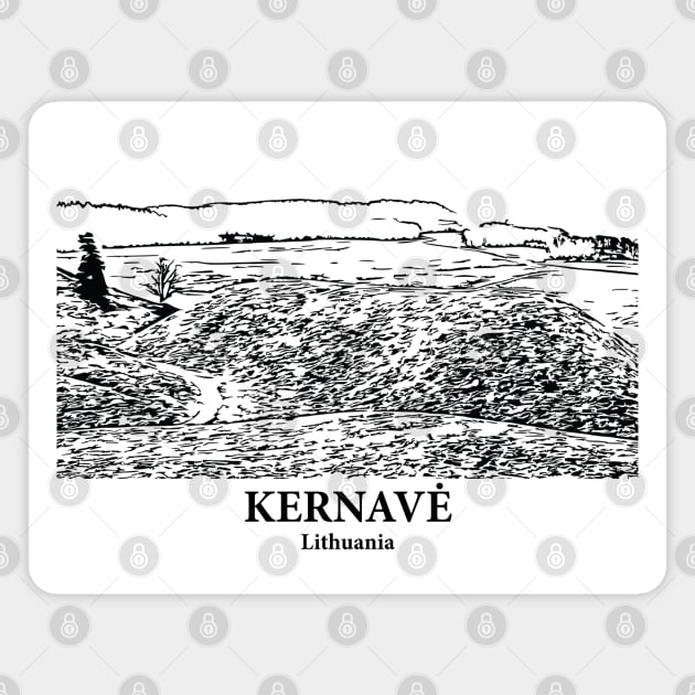 Kernavė - Lithuania Magnet by Lakeric
